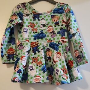 Colorful Cartoon Character Dress